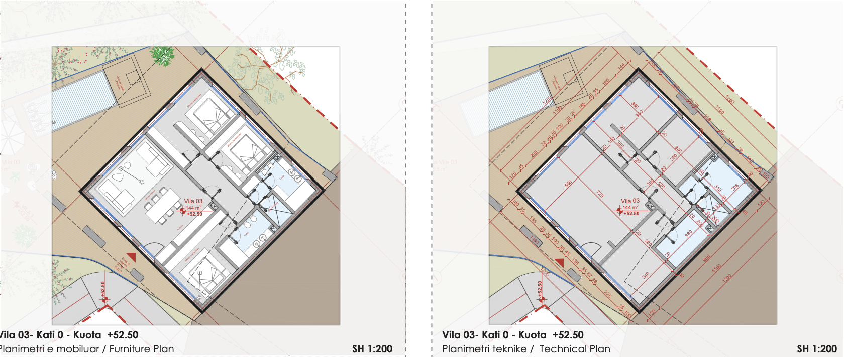 Zone G — Private Villa Upper Floor
